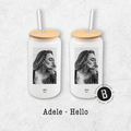 Glasbecher - Adele