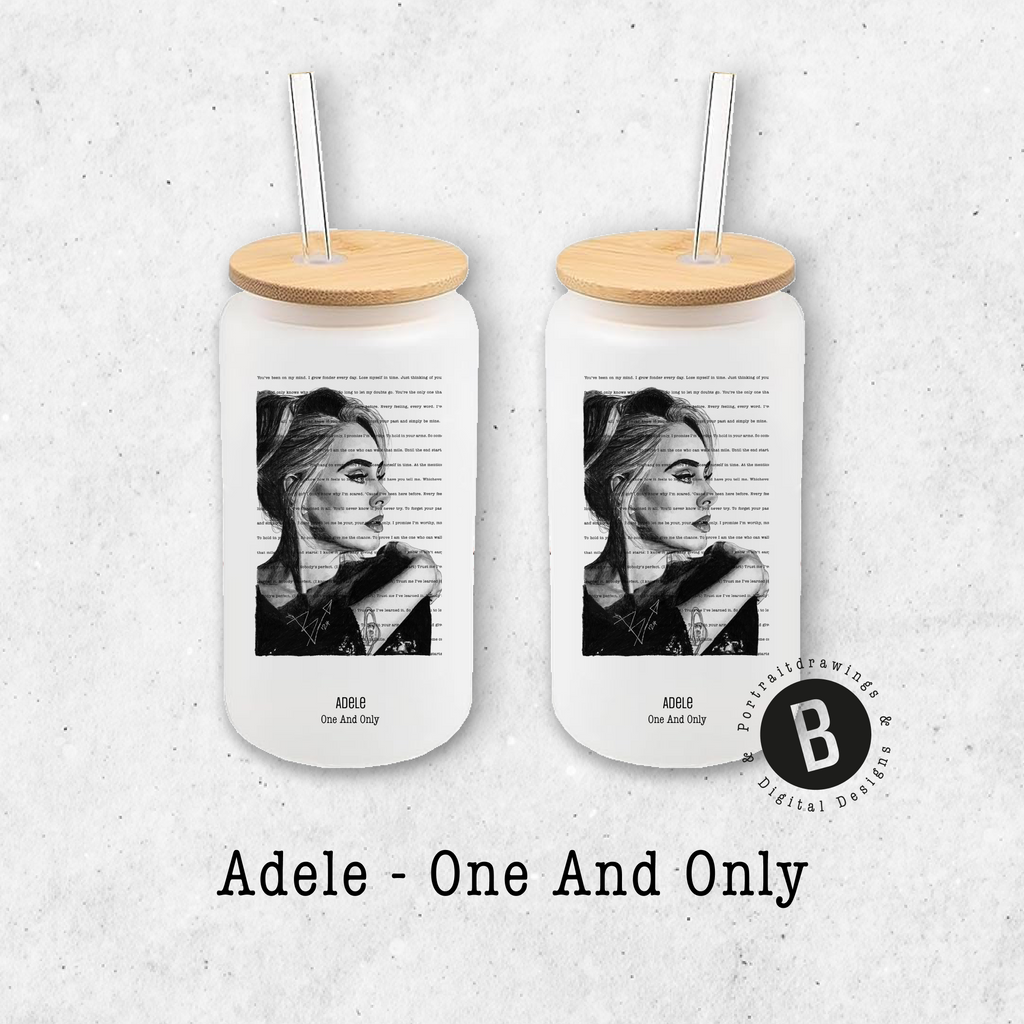 Glasbecher - Adele