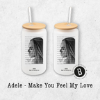 Glasbecher - Adele