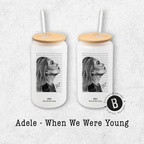 Glasbecher - Adele