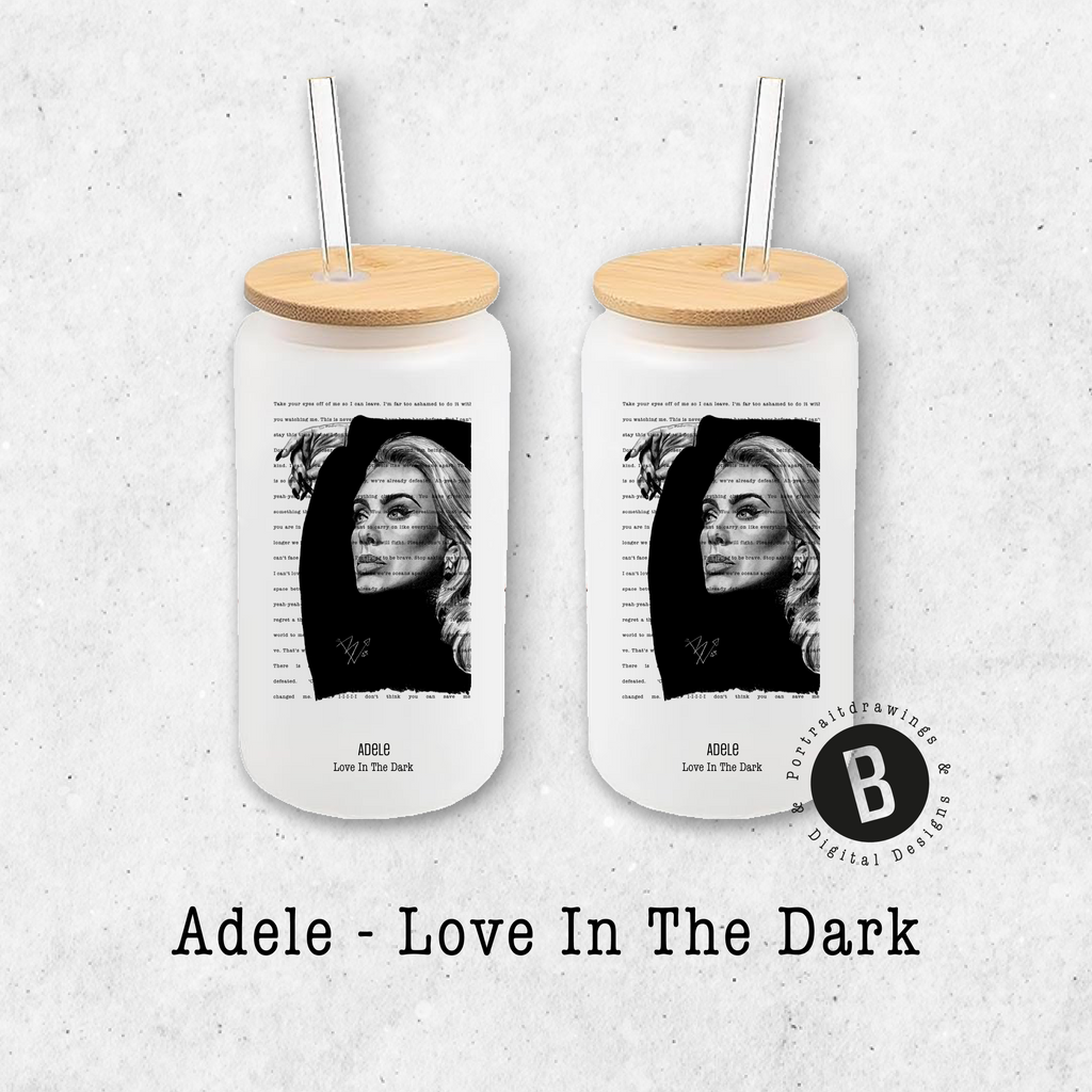 Glasbecher - Adele