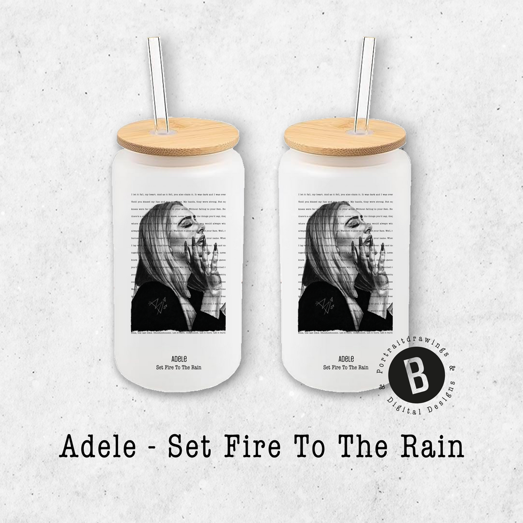 Glasbecher - Adele