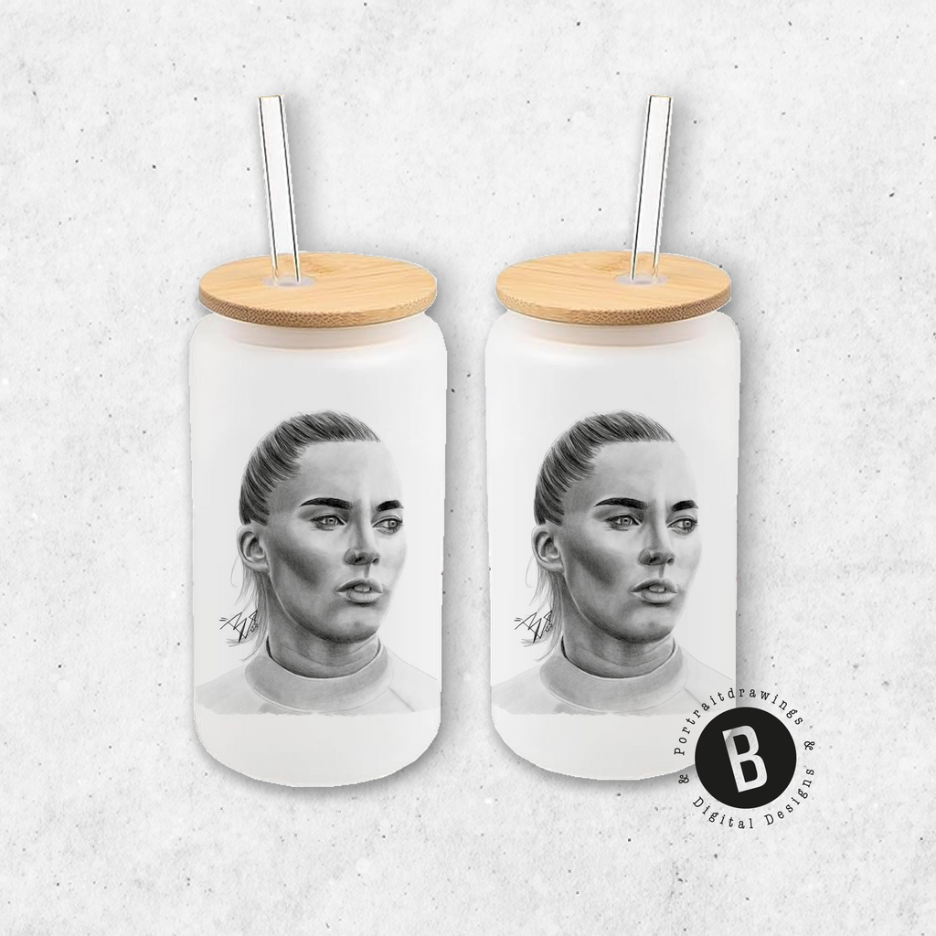 Glasbecher - Fußball