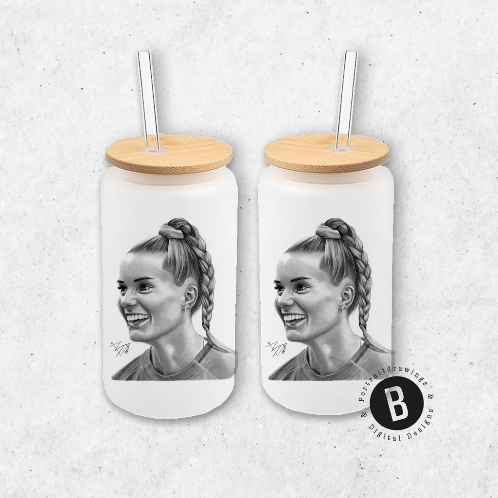 Glasbecher - Fußball