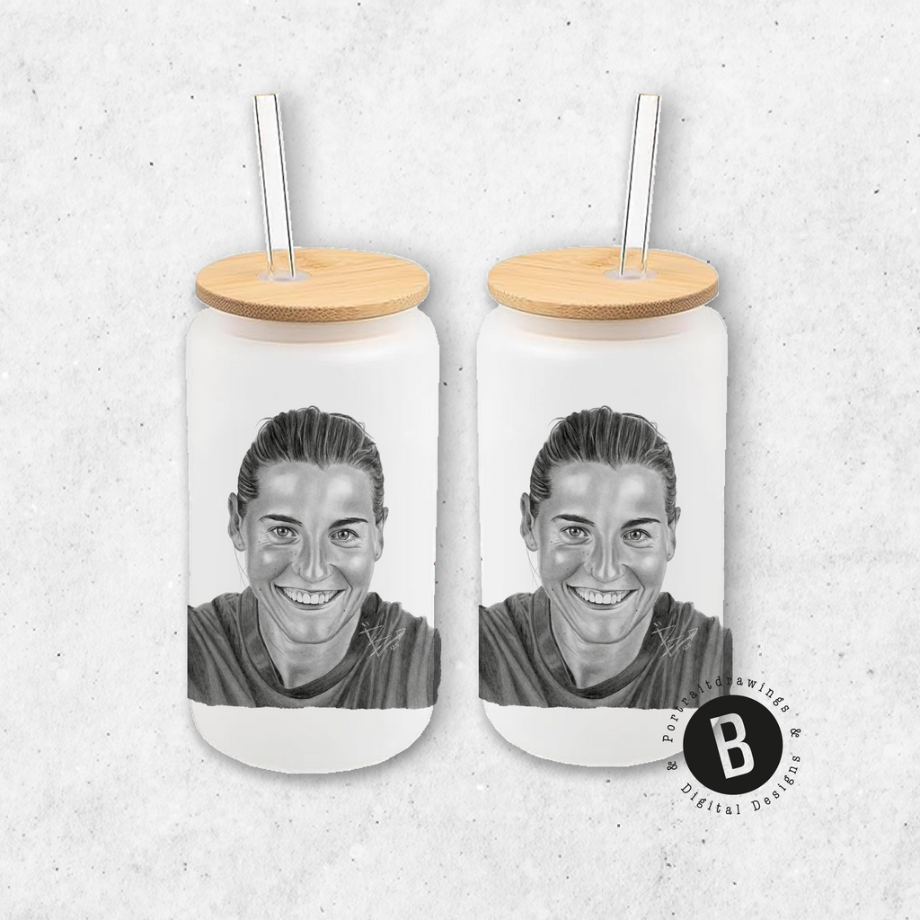 Glasbecher - Fußball