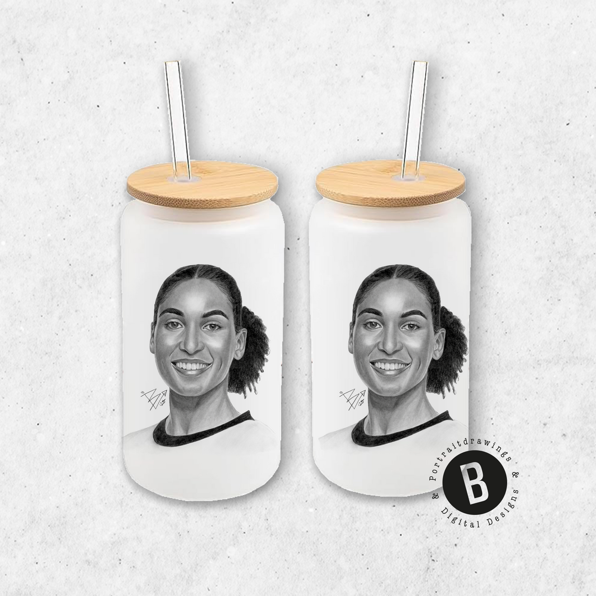 Glasbecher - Fußball