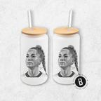 Glasbecher - Fußball