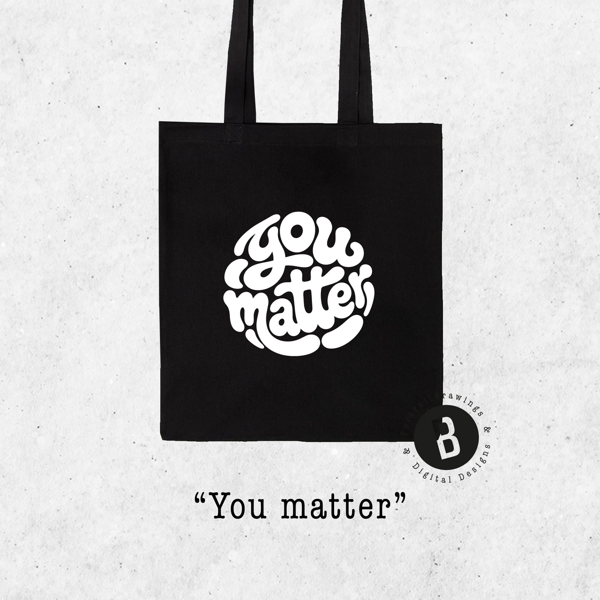 Jute Beutel "You matter"