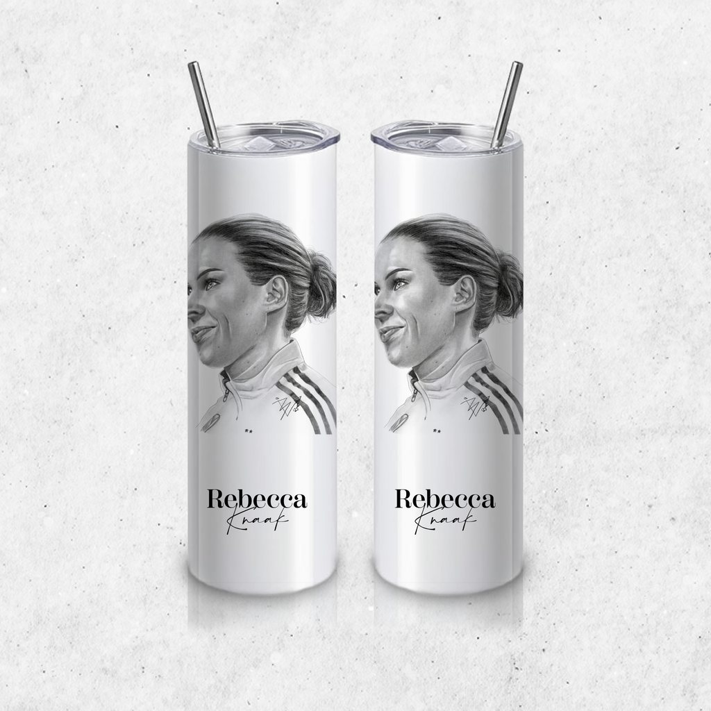 Thermobecher groß beidseitig - Fußball