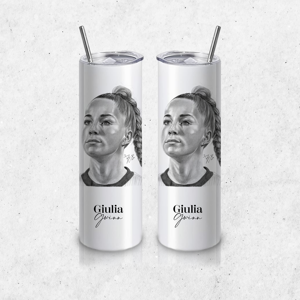 Thermobecher groß beidseitig - Fußball