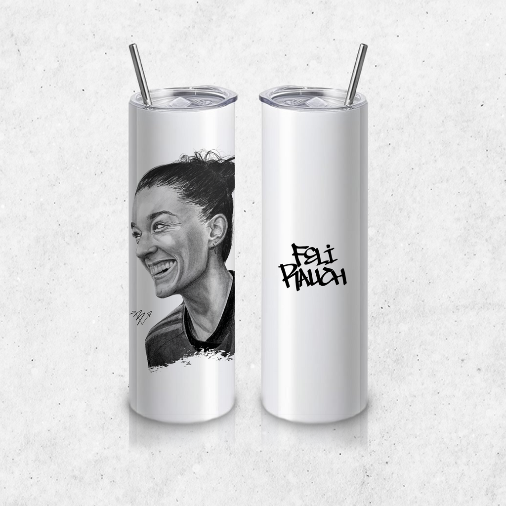 Thermobecher groß einseitig - Fußball